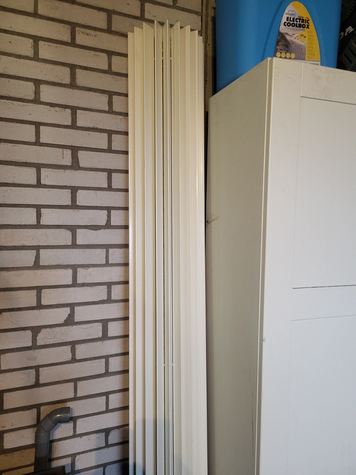 Designradiator 2.2m hoog, 27cm breed, Ophalen, Gebruikt, Radiator, Minder dan 60 cm