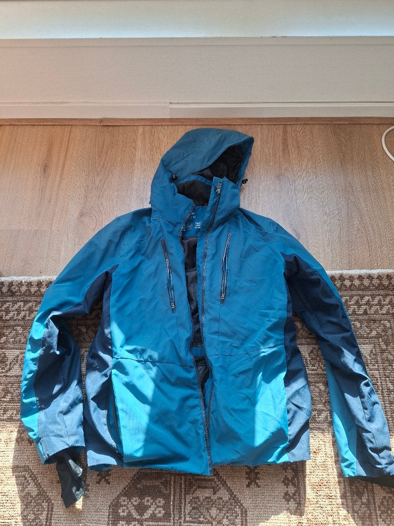 Ski jas blauw met Recco, gebruikt, Ophalen of Verzenden, Gedragen, Maat 48/50 (M), Jack