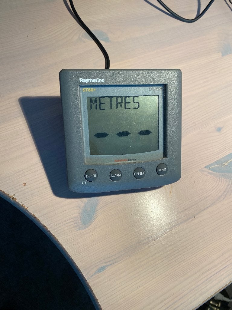 Raymarine ST60 Depth (Inbouw / Flush Mount), Watersport en Boten, Navigatiemiddelen en Scheepselektronica, Ophalen of Verzenden