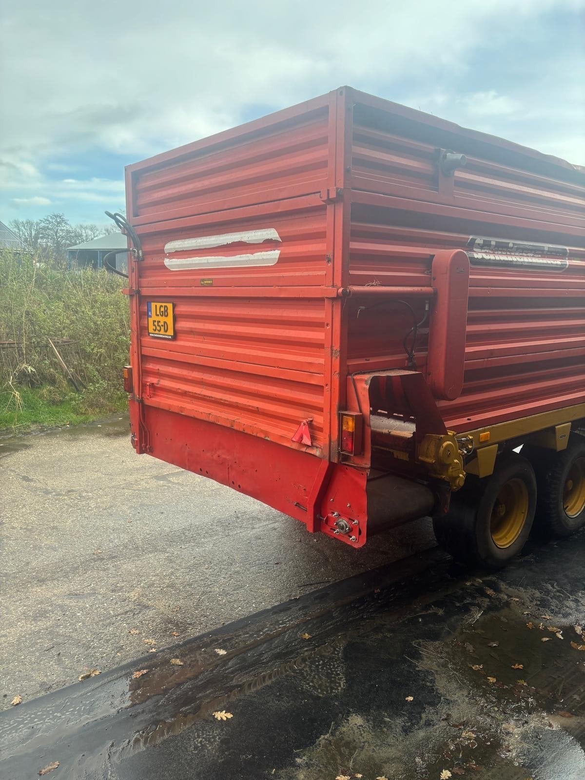 Rapide opraapwagen, Ophalen, Akkerbouw, Oogstmachine