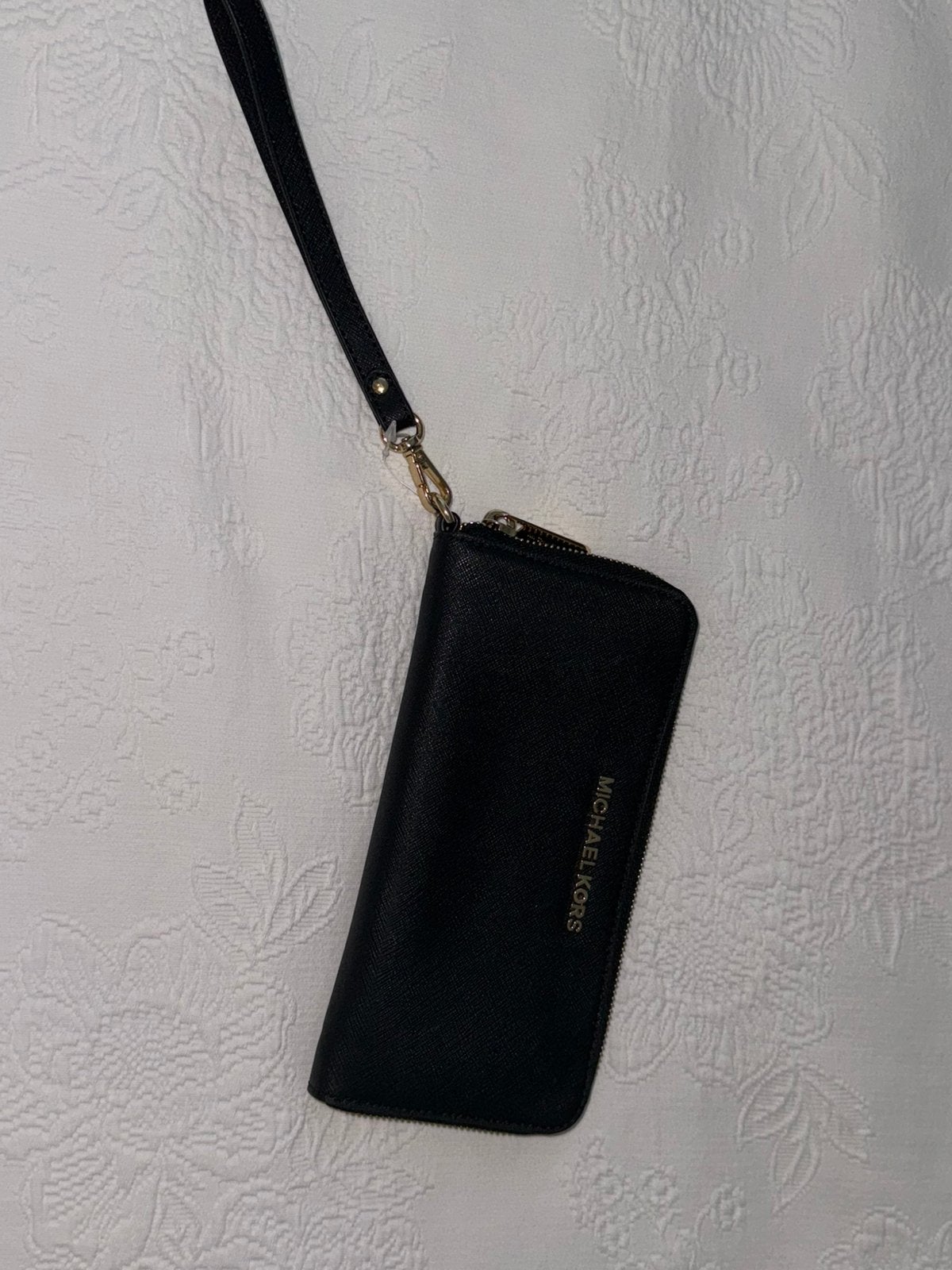 Originele Michael Kors portemonnee, Sieraden, Tassen en Uiterlijk, Ophalen of Verzenden, Zo goed als nieuw, Zwart