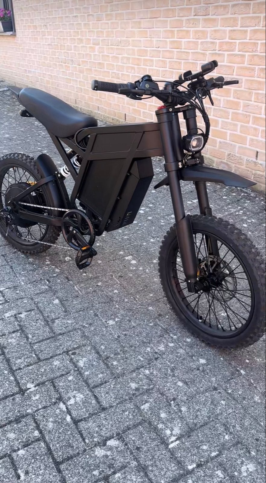Coswheel R6000 E-bike - Krachtige Elektrische Fiets, Fietsen en Brommers, Zo goed als nieuw, Minder dan 47 cm, 50 km per accu of meer