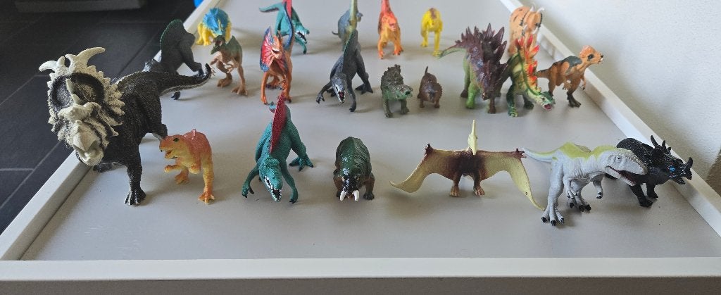 Grote verzameling dinosaurus speelgoedfiguren, Ophalen, Gebruikt