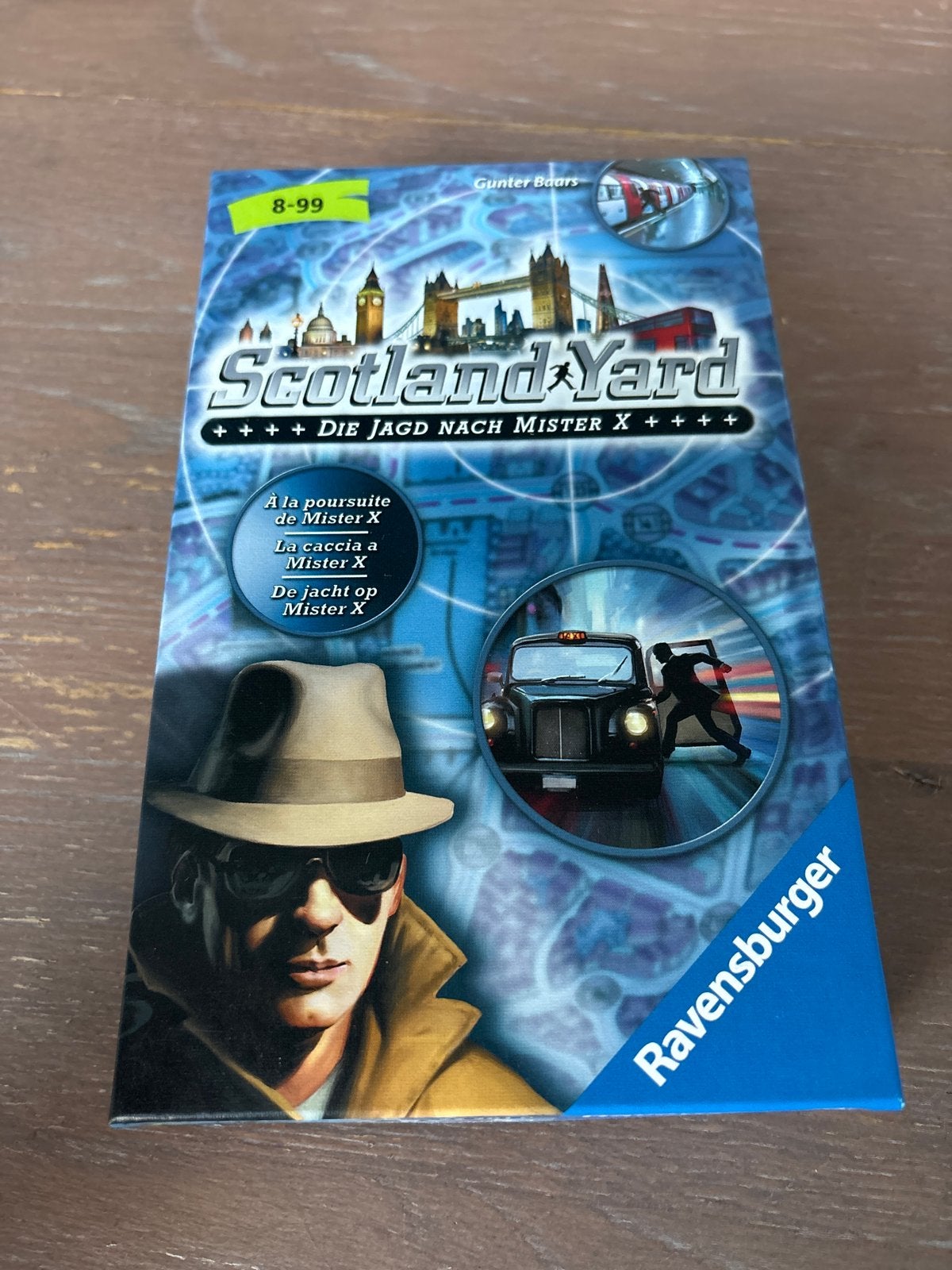 Scotland Yard bordspel - De jacht op Mister X, Hobby en Vrije tijd, Gezelschapsspellen | Bordspellen, Een of twee spelers, Ophalen of Verzenden