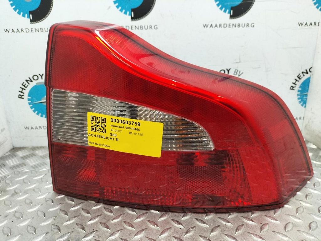 VOLVO S80 2.5 T ACHTERLICHT R 2007, Auto-onderdelen, Verlichting, Gebruikt, ARN erkend, Stiba lid, Erkend duurzaam, Ophalen of Verzenden