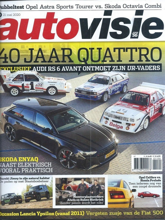 Autovisie 11 2020 : Audi Quattro - Suzuki Jimny - Opel Corsa, Ophalen of Verzenden, Gelezen, Algemeen