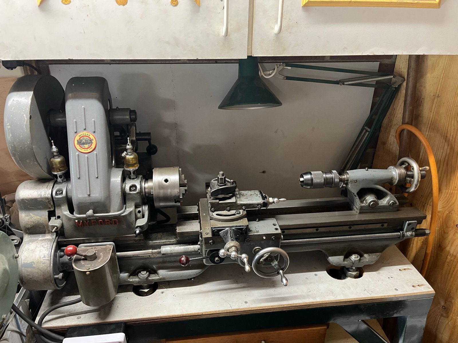 Myford ML7 met veel toebehoren, Ophalen, Gebruikt, Metaaldraaibank, 500 tot 1000 mm