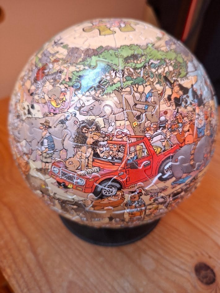 Jan van Haasteren  puzzelbal, Ophalen of Verzenden, Minder dan 500 stukjes, Zo goed als nieuw, Overige typen