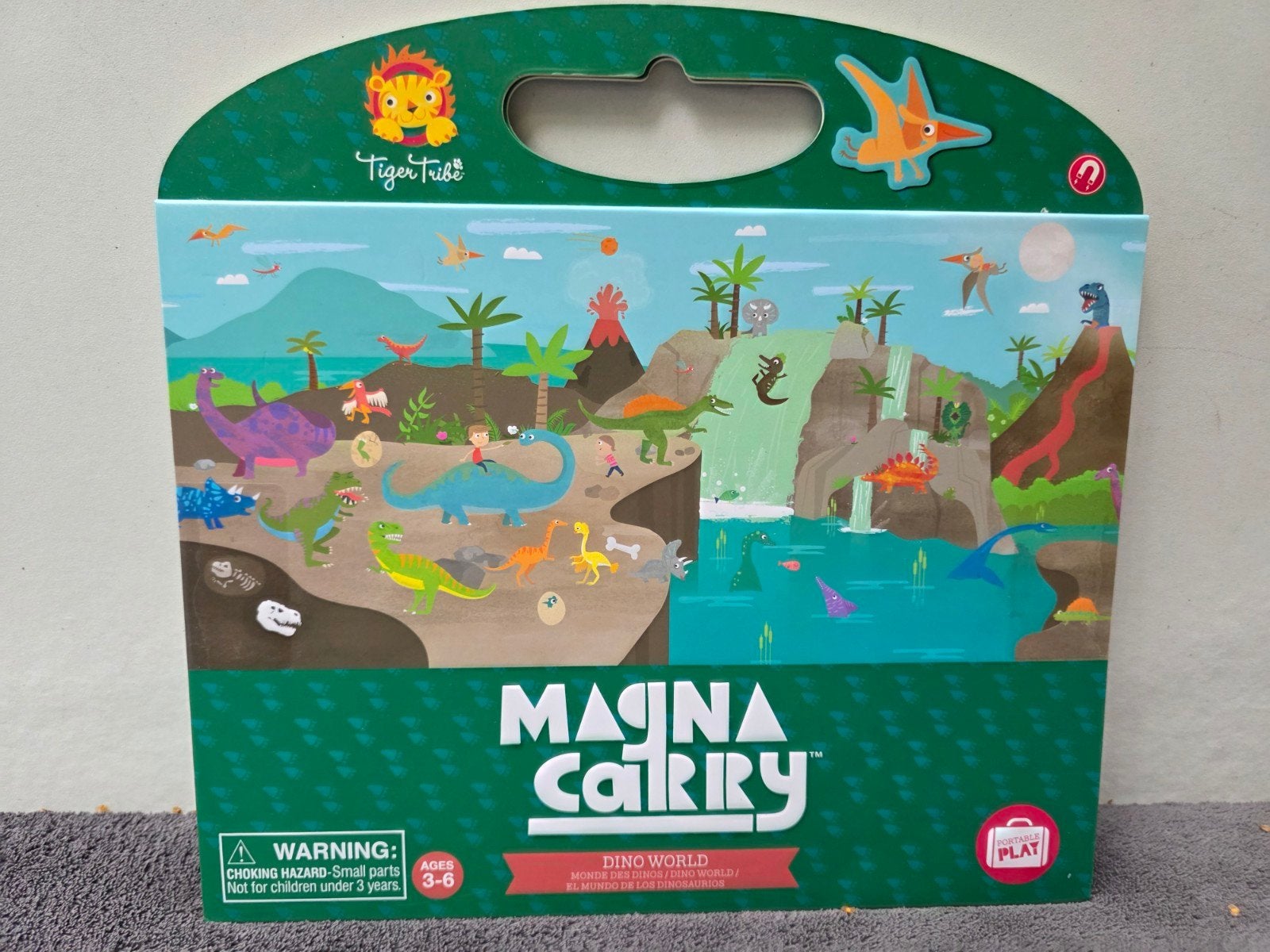 Magna Carry Dino World - Magnetisch Speelboek, Ophalen of Verzenden, Nieuw, Knutselen