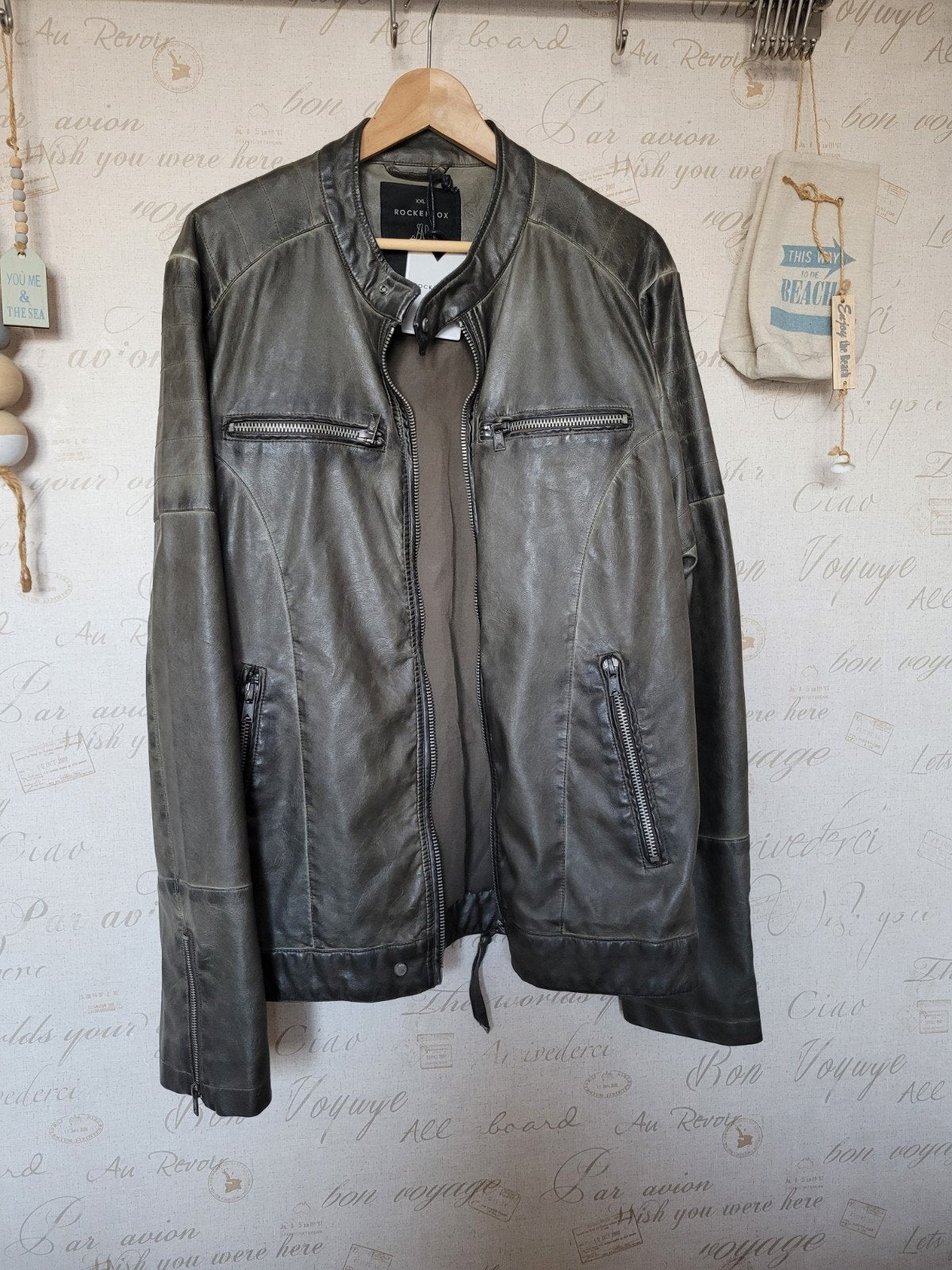 Nieuw Rockerbox Motor Jacket XXL heren jas jack, Rockerbox, Nieuw, Overige maten, Ophalen of Verzenden