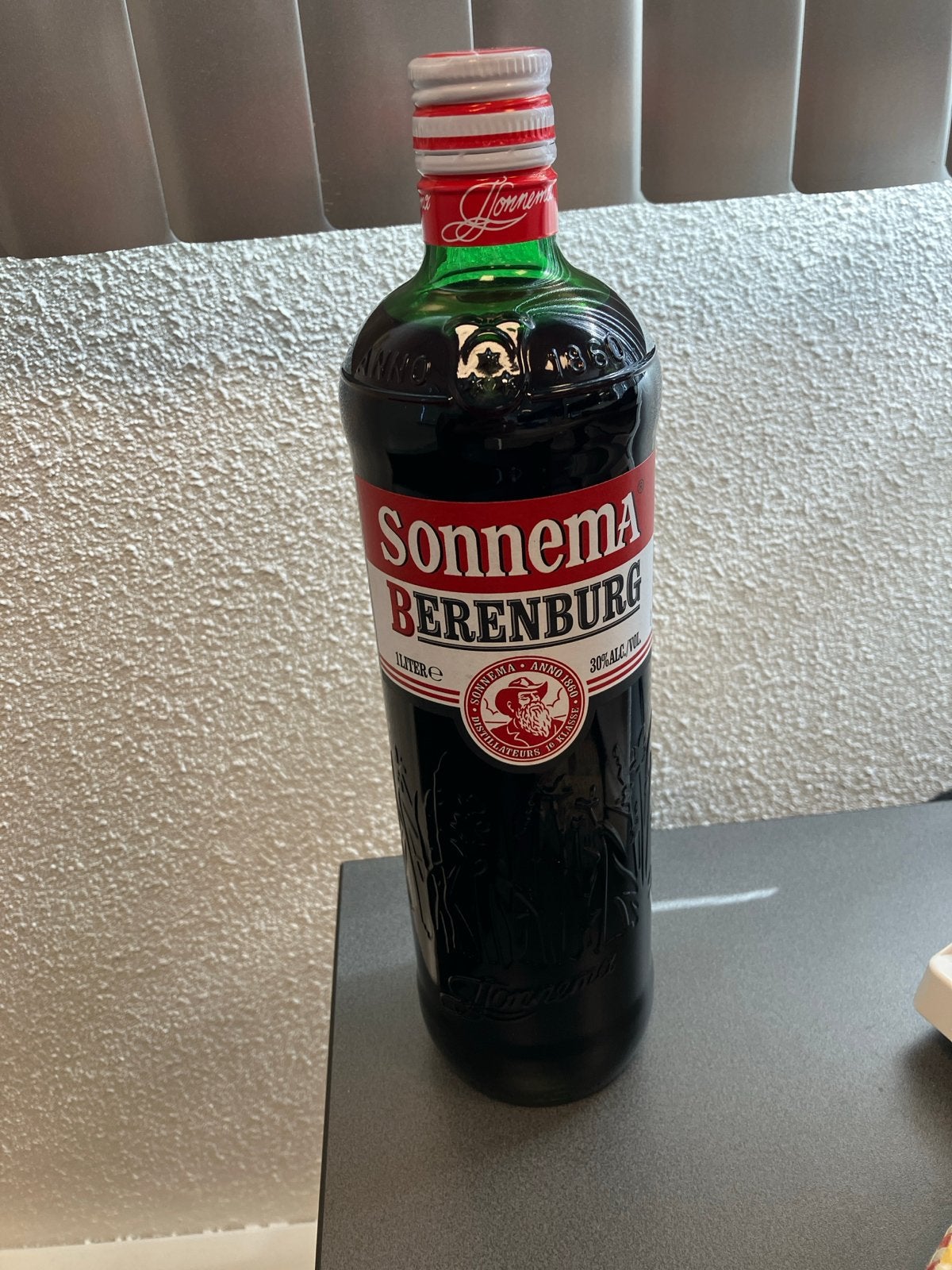 Fles Berenburg 1 liter nieuw ongeopend, Ophalen, Nieuw