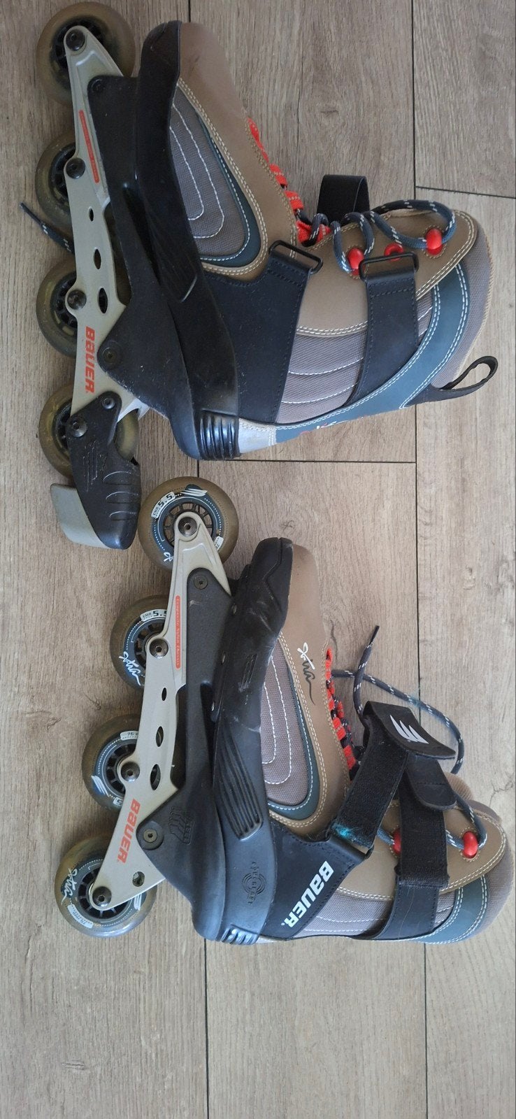 Bauer inline skates - Maat 44,5, Sport en Fitness, Skeelers, Ophalen, Zo goed als nieuw, Overige typen, Bauer