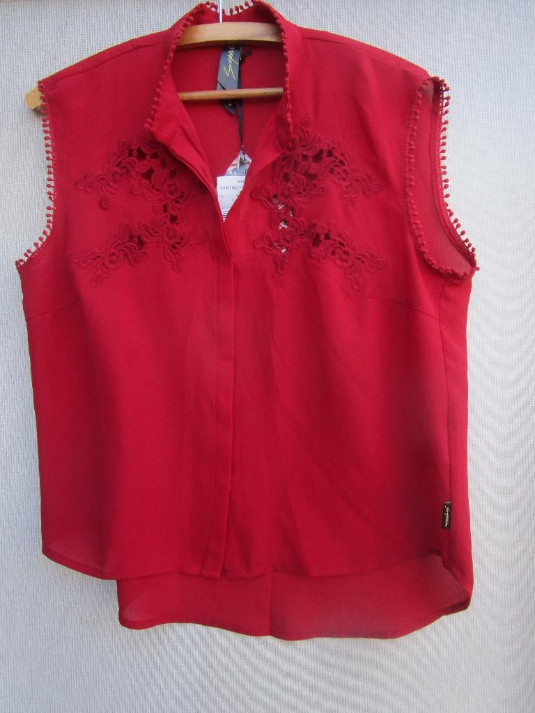Blouse STYLIST`S OWN mt  40/42  L.  rood, Verzenden, Maat 42/44 (L), Nieuw, STYLISTS  OWN