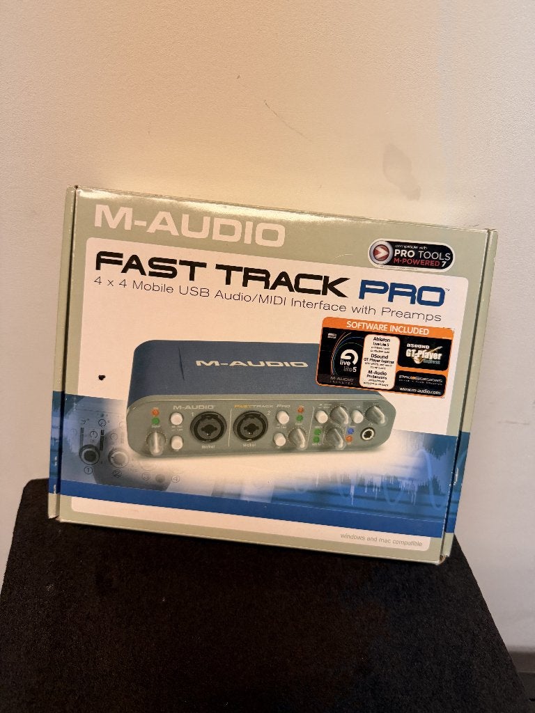 M-Audio Fast Track Pro Audio Interface – Uitstekende staat, Ophalen, Zo goed als nieuw, Minder dan 5 kanalen