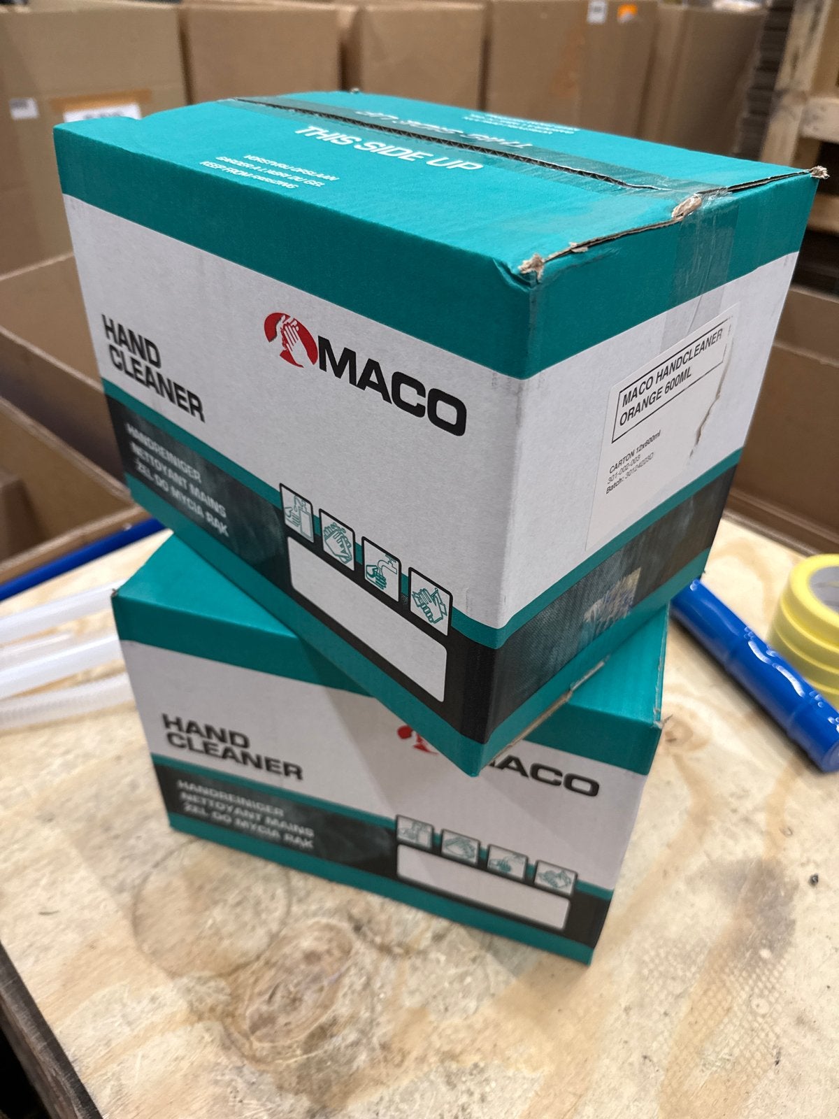 MACO Handreiniger Oranje 600ml - Doos 12 stuks, Ophalen of Verzenden