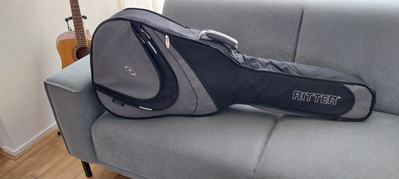 Ritter gitaarhoes voor akoestische gitaar, Muziek en Instrumenten, Ophalen, Zo goed als nieuw, Western- of Steelstringgitaar