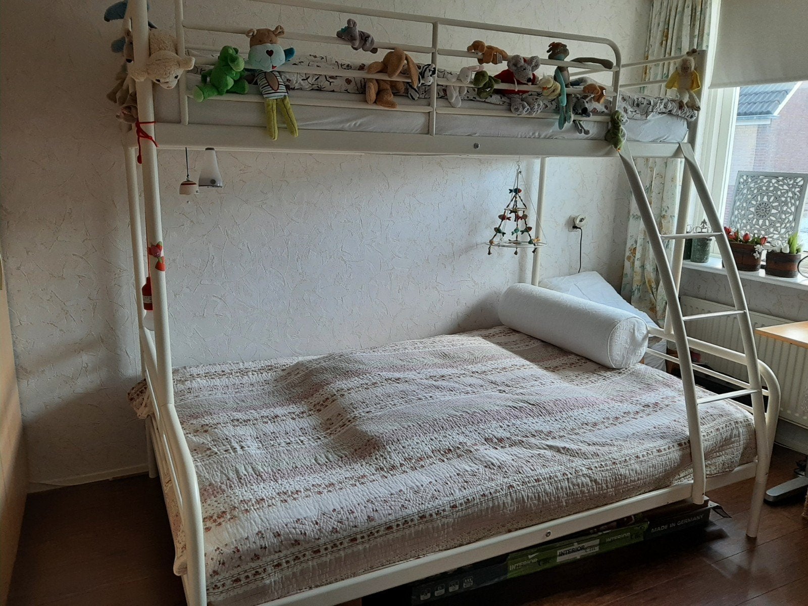 stapelbed ( 3 persoons), Ophalen, Tweepersoons, 140 cm, 200 cm