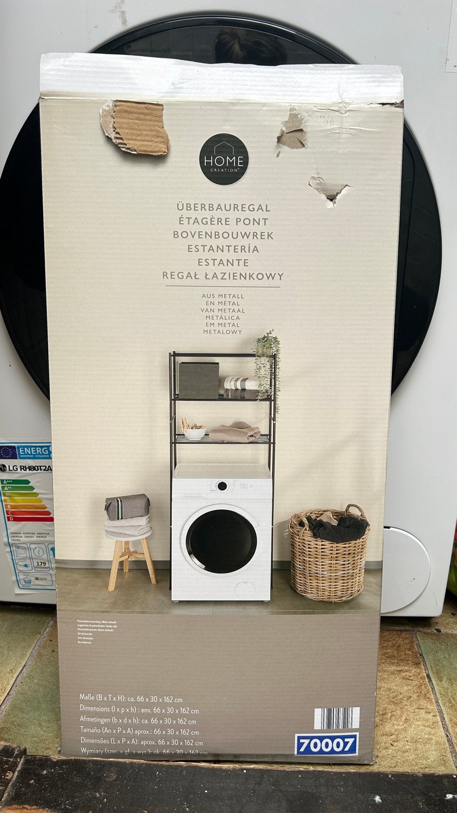 Stellingkast boven wasmachine - Nieuw in doos, Ophalen, Nieuw