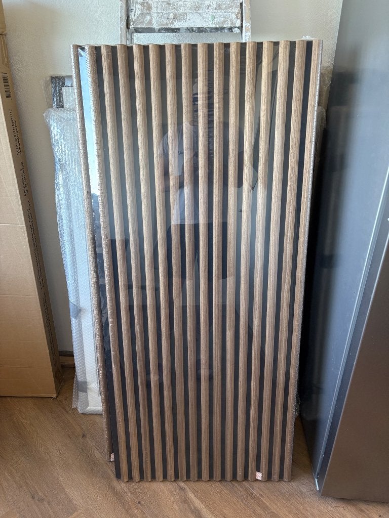 Akoestische panelen latjes walnoot Action, Doe-het-zelf en Verbouw, Platen en Panelen, Ophalen, Nieuw, Hout, Minder dan 20 mm