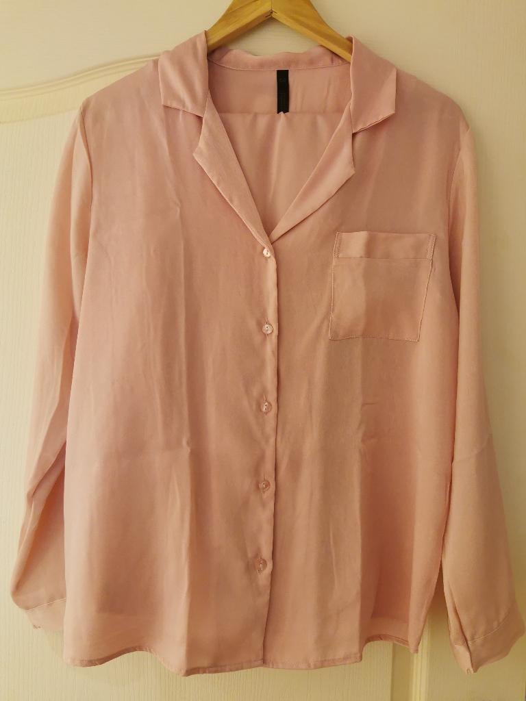 Pyjama Hunkemöller, satijn roze, maat M, nieuw, Hunkemöller, Ophalen of Verzenden, Nieuw, Maat 38/40 (M)
