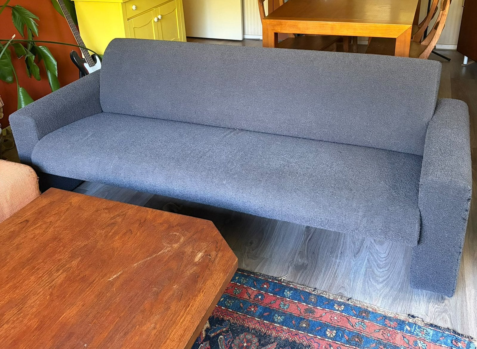 Vintage Artifort 691 3-zits bank, Ophalen, Tweepersoons, 75 tot 100 cm, Zo goed als nieuw