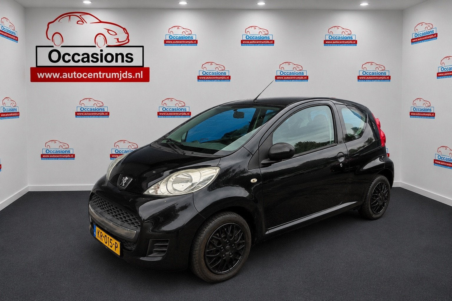 Peugeot 107 1.0-12V XR, Auto's, Voorwielaandrijving, Stof, Gebruikt, Zwart