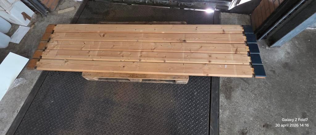 Blokhut hout, tuinhout, gebruikt, Ophalen, Gebruikt, 25 tot 50 mm, Grenen