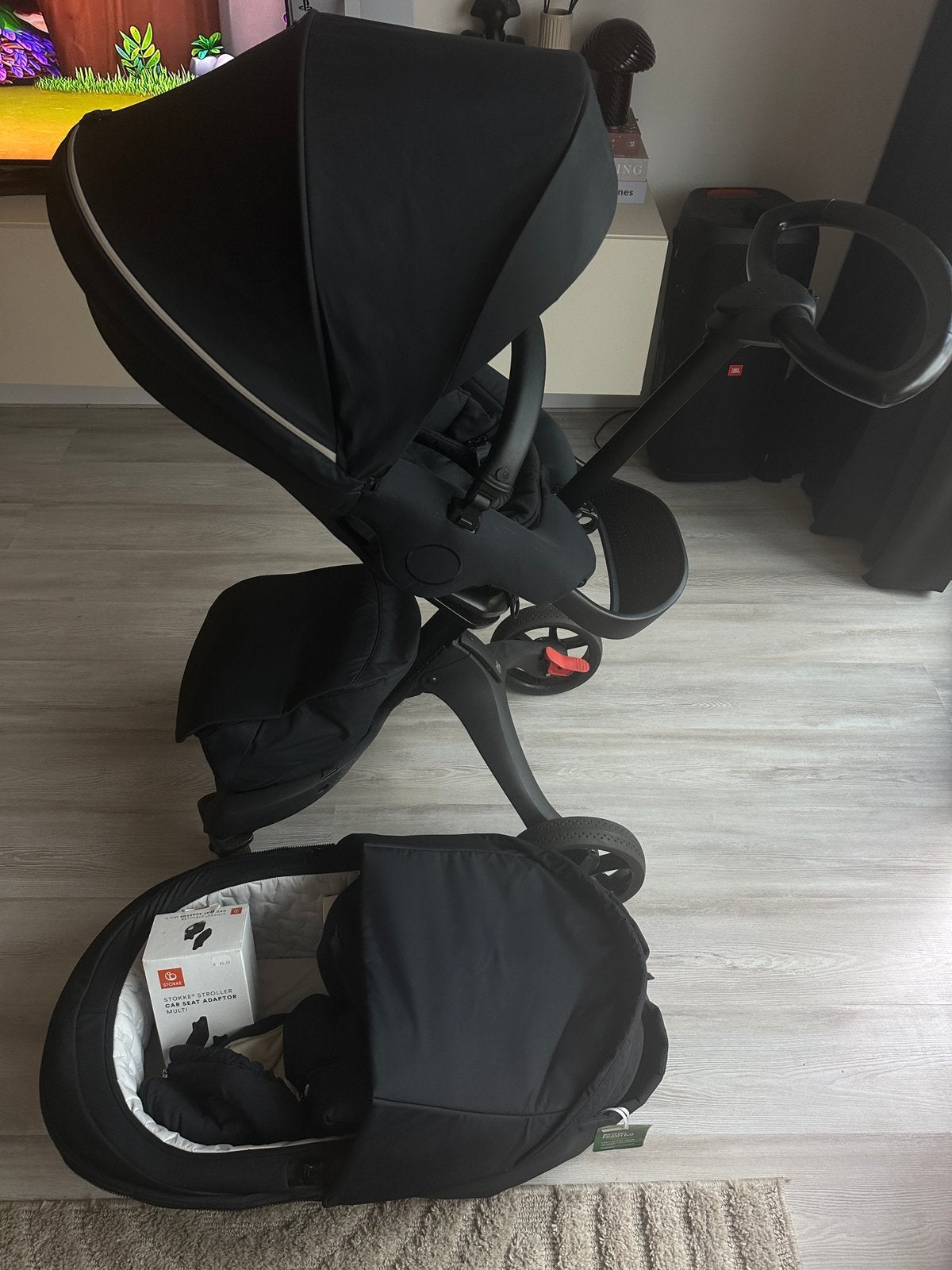 Stokke Xplory kinderwagen - Complete set, Ophalen of Verzenden, Zo goed als nieuw, Met autostoeltje, Kinderwagen