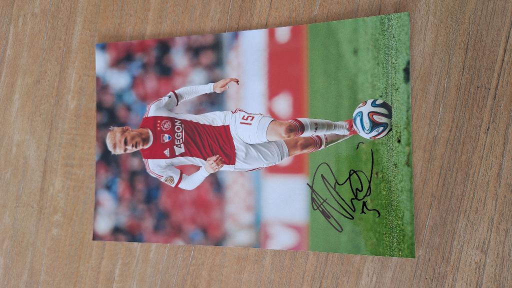 Foto 20x30 cm met handtekening; Nicolai Boilesen # Ajax, Ophalen of Verzenden, Nieuw, Ajax, Overige typen