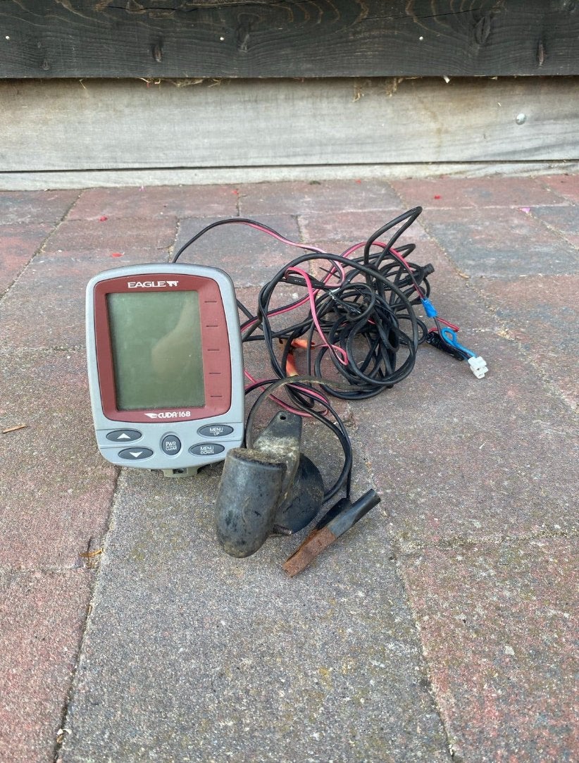 Eagle Cuda 168 Fishfinder - Werkend, Ophalen of Verzenden, Gebruikt, Kaartplotter of Fish Finder