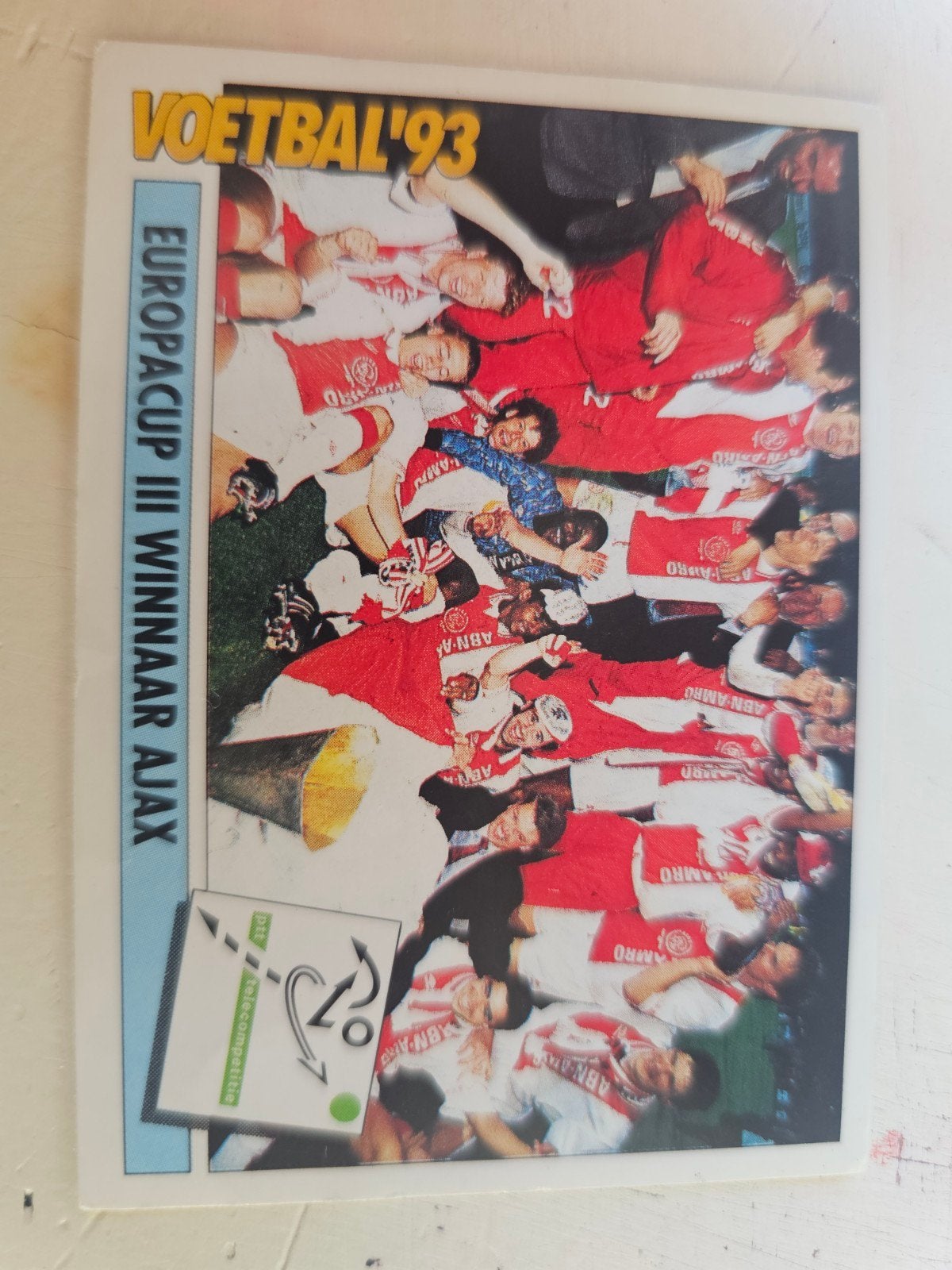 Ajax Europcup III winnaar -Voetbal 1993, Ophalen of Verzenden, Nieuw, Ajax, Poster, Plaatje of Sticker