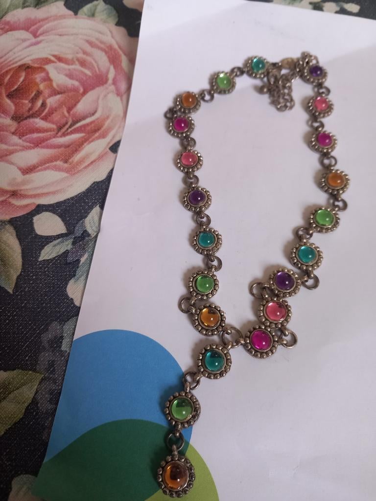 Vintage ketting, Antiek en Kunst, Antiek | Goud en Zilver, Ophalen of Verzenden