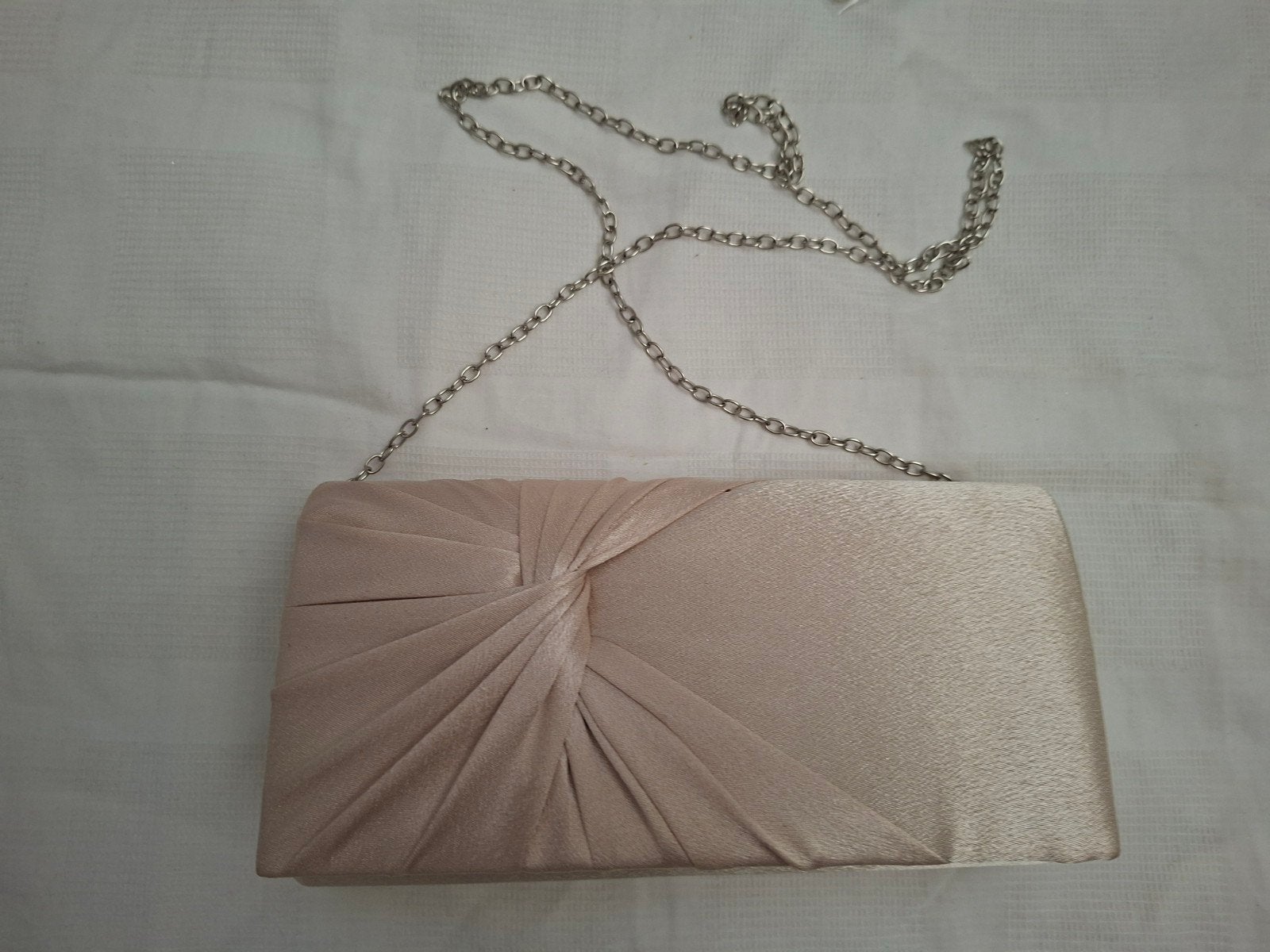 Elegant Bulaggi Avondtasje - Beige met ketting, Ophalen of Verzenden, Zo goed als nieuw, Beige, Avondtasje