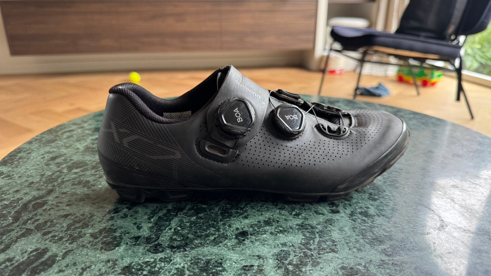 Shimano xc7 mountainbike schoen maat 42, Fietsen en Brommers, Fietsaccessoires | Fietskleding, Ophalen of Verzenden, Zo goed als nieuw