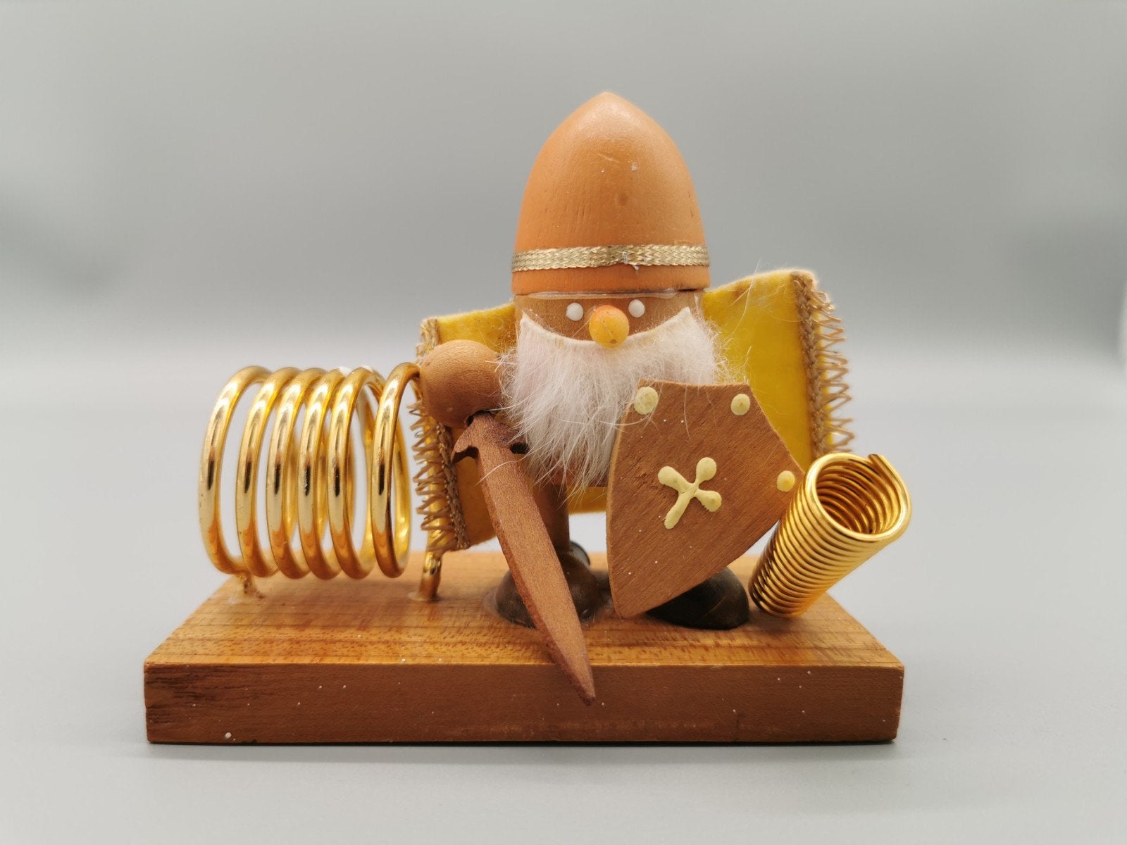 Retro vintage houten viking hans bolling stijl penhouder / b, Verzenden, Huis en Inrichting