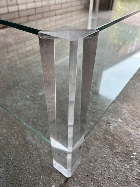 Glazen tafel als nieuw, Ophalen, 100 tot 150 cm, 50 tot 100 cm, Glas