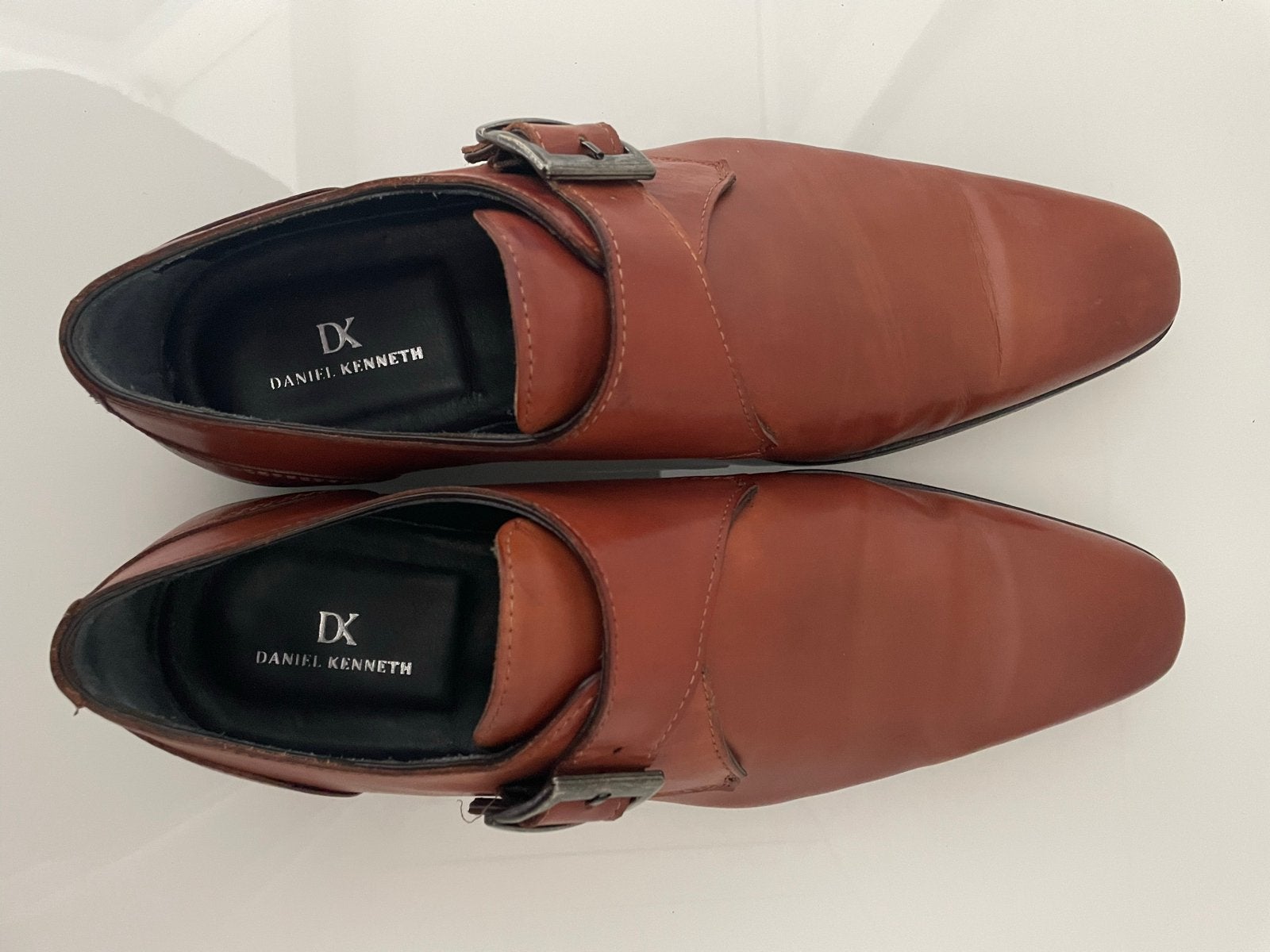 Daniel Kenneth schoenen - bruin leer - Maat 42 -NIEUW, Bruin, Nieuw, Ophalen of Verzenden, Gespschoenen