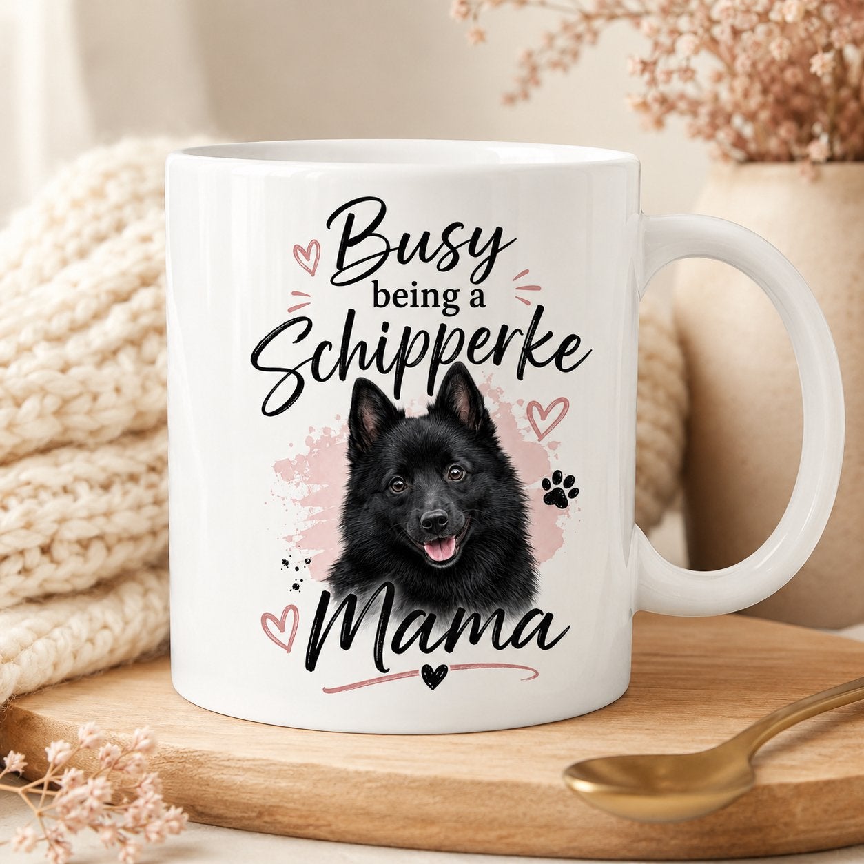 Busy being a Schipperke Mama - Mok, Verzenden, Nieuw