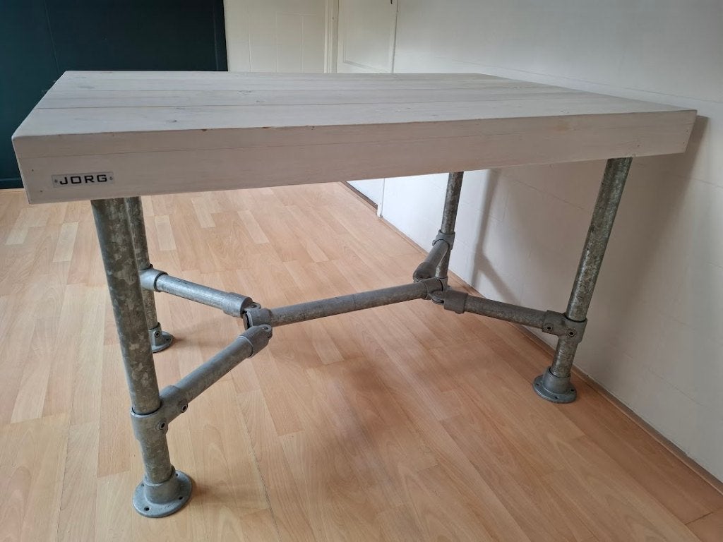 steigerhout tafeltje, Ophalen, Gebruikt, 50 tot 100 cm, 50 tot 100 cm