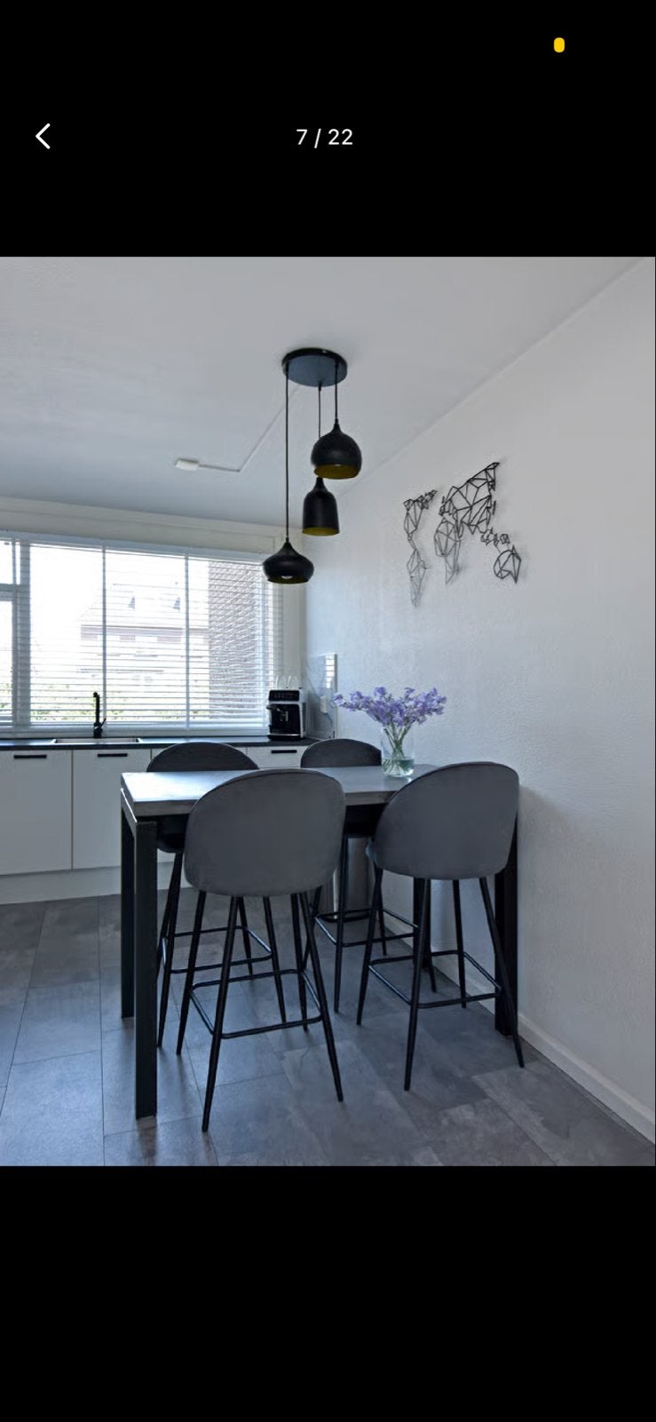 Betonnen bar- en salontafel set met stoelen van Pronto Wonen, Huis en Inrichting, Ophalen, Overige materialen, 100 tot 150 cm