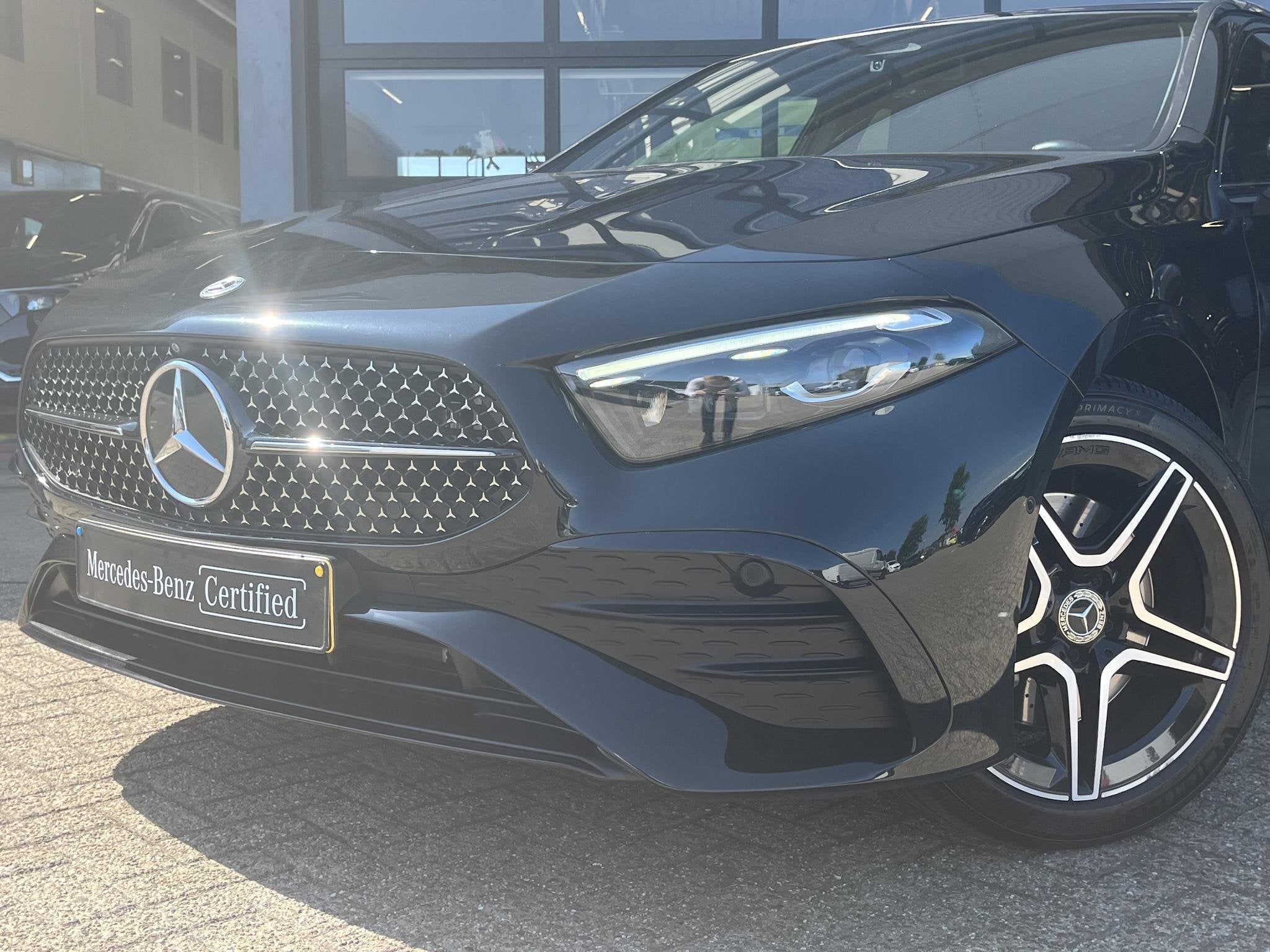 Mercedes-Benz A-klasse 250 e AMG Line, Auto's, Mercedes-Benz, Gebruikt, 16 kWh, Zwart, Bedrijf