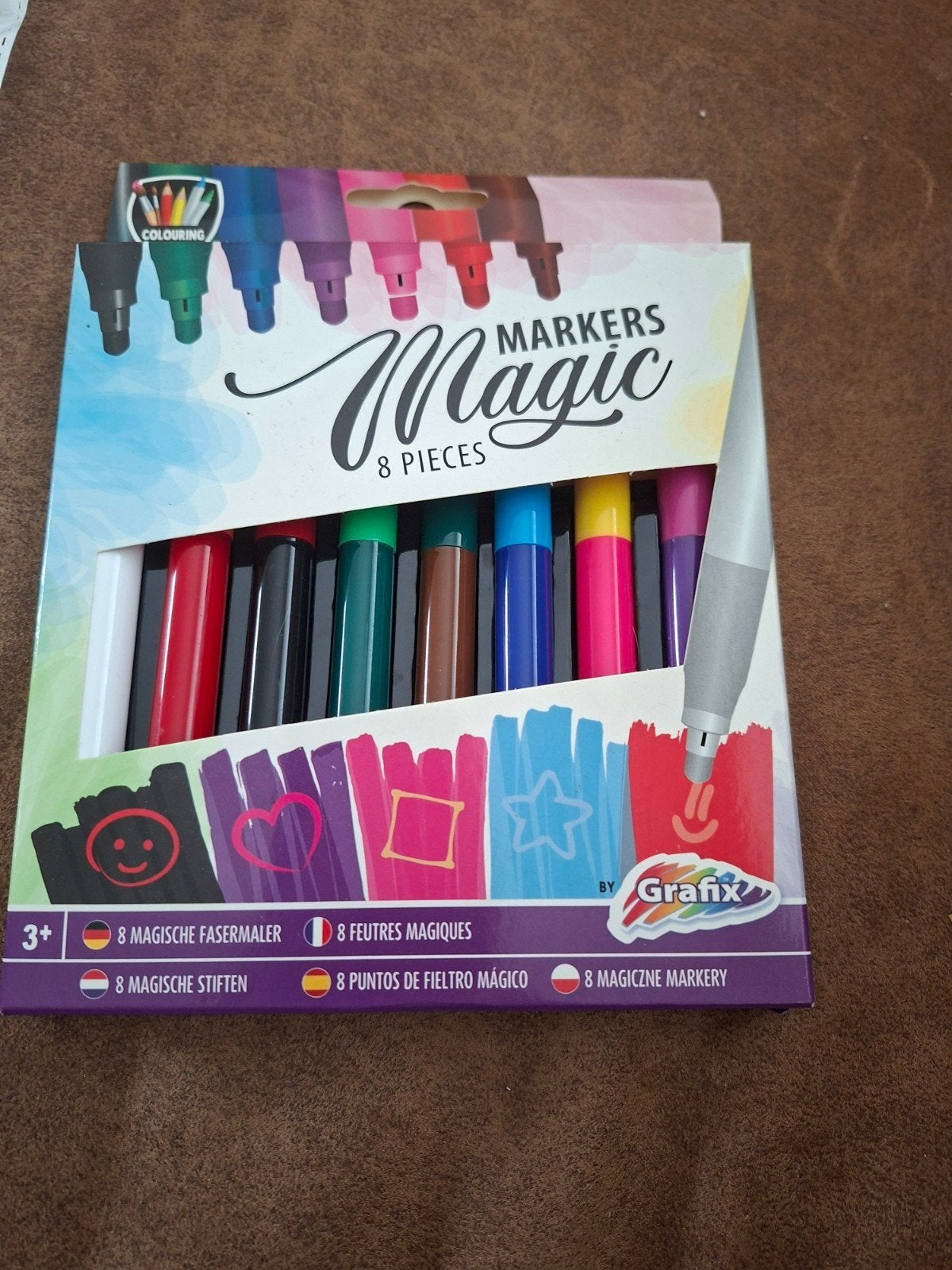 Magic Markers - 8 Stuks Grafix Kleurstiften, Ophalen of Verzenden, Nieuw, Potlood of Stift