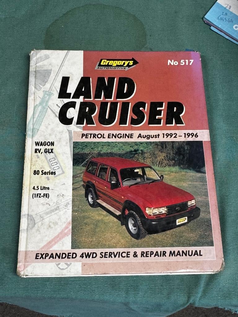 Gregory's Toyota LandCruiser 80's petrol, Ophalen of Verzenden