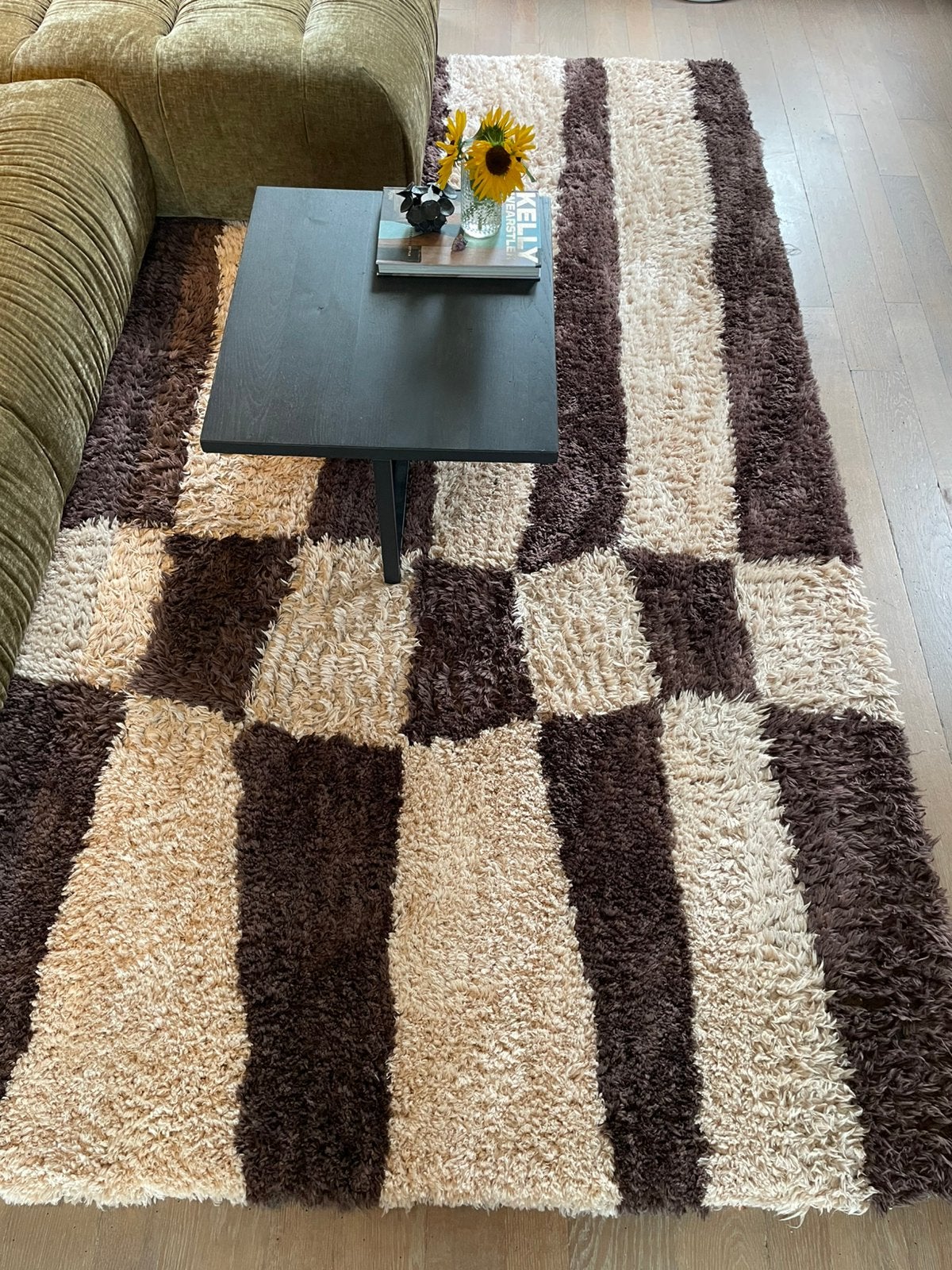 Vloerkleed Fafa van WOOOD, 200 x 300 cm, wol, Huis en Inrichting, Stoffering | Tapijten en Kleden, Ophalen of Verzenden, Zo goed als nieuw