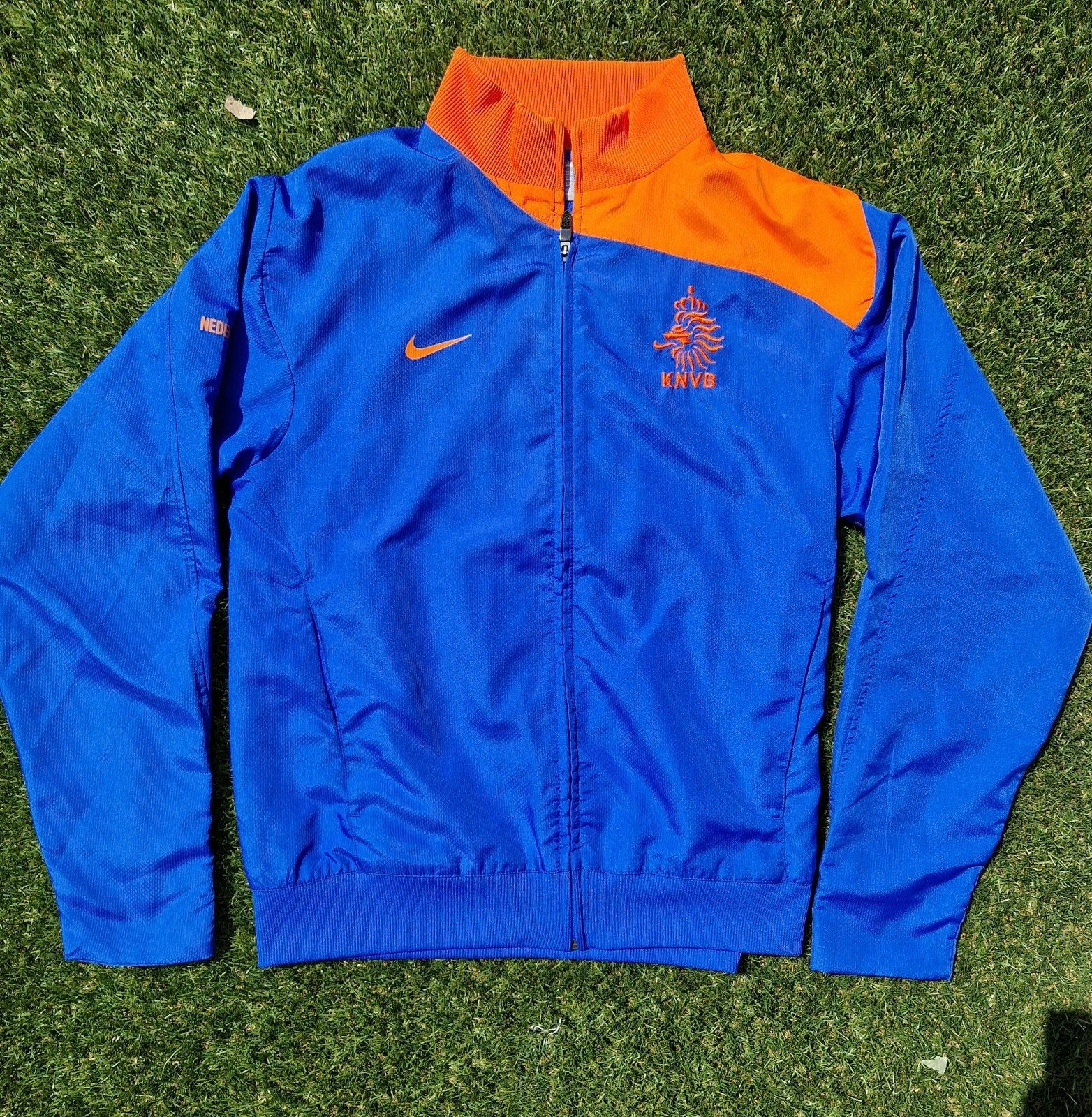 Nederlands elftal trainingsjack jack 2008 KNVB Oranje M, Maat 48/50 (M), Nike, Oranje, Ophalen of Verzenden