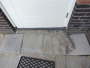 Tuintegels, Tuin en Terras, Ophalen, Gebruikt, Overige materialen, Overige typen