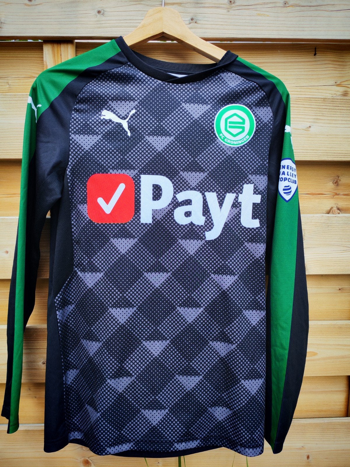 Fc Groningen puma shirt longsleeve small s, Maat S, Ophalen of Verzenden, Shirt