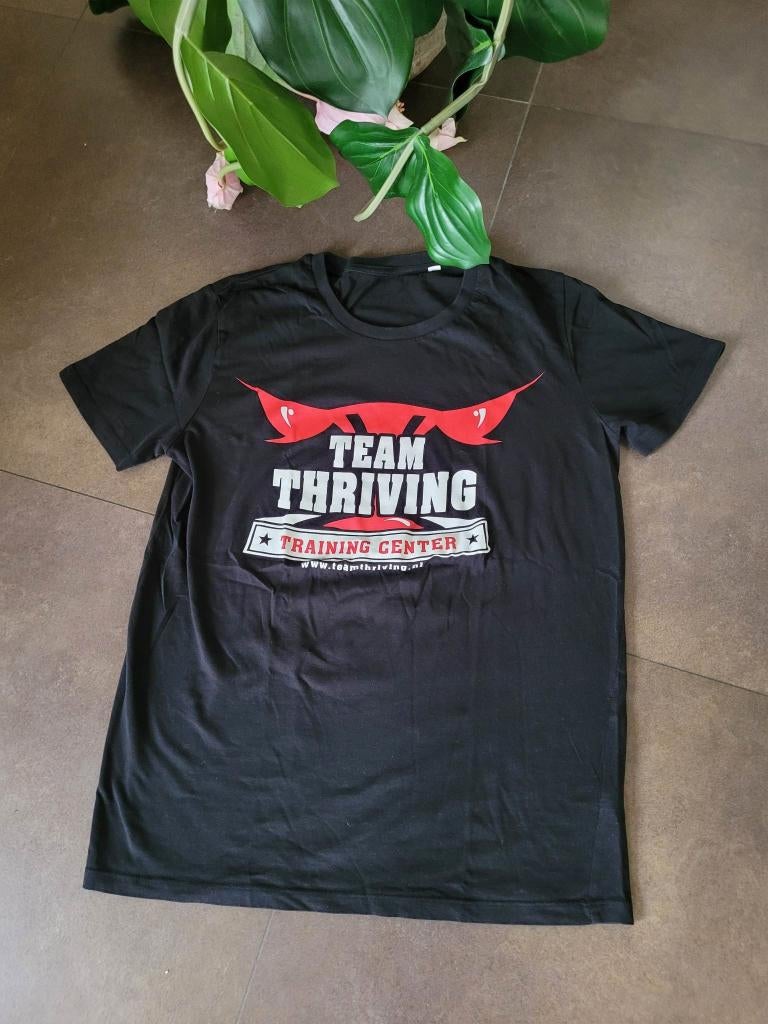 Kickbox t-shirt, maat M, team thriving, Maat 48/50 (M), Zwart, Geen merk, Nieuw