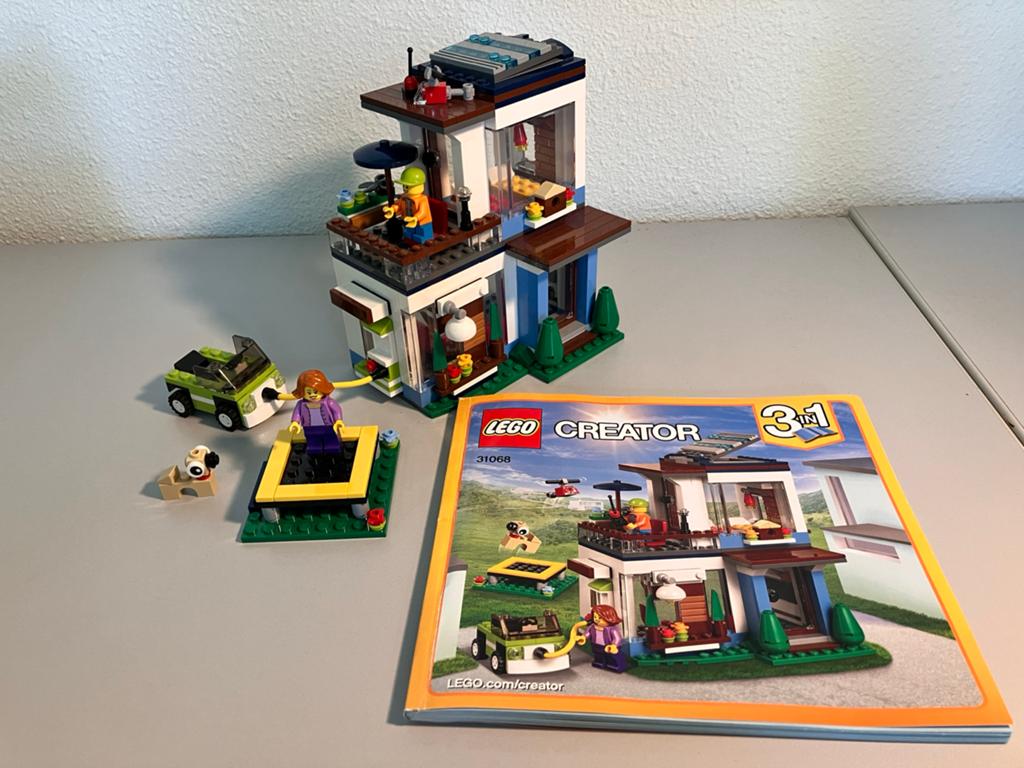 LEGO Creator 31068 Modulair Modern Huis 3-in-1, Ophalen of Verzenden, Zo goed als nieuw, Overige merken