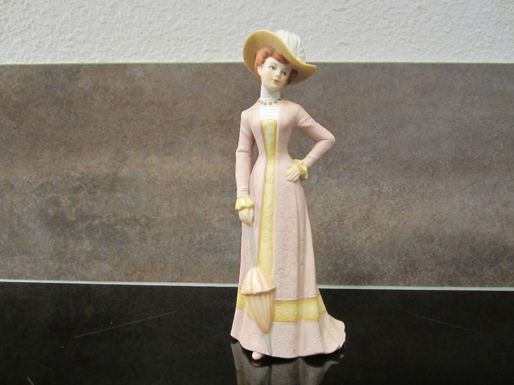 Porseleinen Engelse Lady, Antiek en Kunst, Curiosa en Brocante, Ophalen of Verzenden